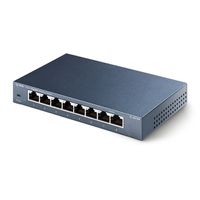 TP-Link TL-SG108 Unmanaged Gigabit Ethernet (10/100/1000) Zwart - thumbnail