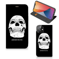 Mobiel BookCase iPhone 12 | iPhone 12 Pro Skull Eyes - thumbnail