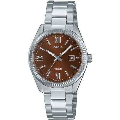 Casio LADY DATE - BROWN (Ø 30 mm) Dames horloge