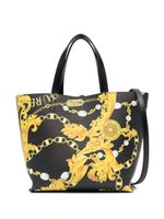 Versace Jeans Couture sac cabas à breloques Couture - Noir Versace Jeans Couture sac cabas à breloques Couture - Noir