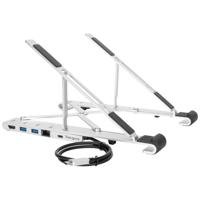 Targus AWU100005GL Laptopstandaard Kantelbaar, USB-hub-functie