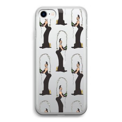 Pop Some Kim: iPhone SE 2020 Transparant Hoesje