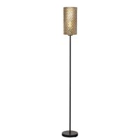 Freelight Vloerlamp Cestino H 165 cm zwart - goud