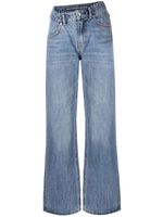 Alexander Wang jean à taille asymétrique - Bleu