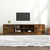 Tv-meubelen 2 st 80x35x36,5cm bewerkt hout gerookt eikenkleurig