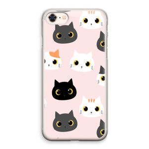 Katten: iPhone 8 Transparant Hoesje