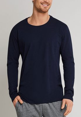 Schiesser Pyjamashirt lange mouw