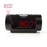 Nedis CLAR005BK Digitale Wekkerradio Met Display Led Van 0,9" Fm Dubbel Alarm Sluimeren