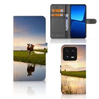 Xiaomi 13 Pro | Telefoonhoesje | Met pasjeshouder | Koe