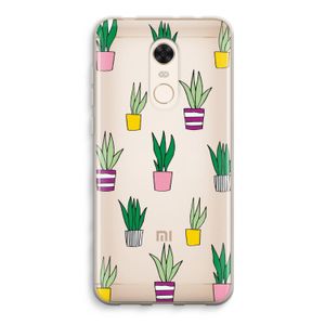 Sanseveria: Xiaomi Redmi 5 Transparant Hoesje