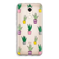 Sanseveria: Xiaomi Redmi 5 Transparant Hoesje