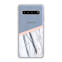 A touch of peach: Samsung Galaxy S10 5G Transparant Hoesje