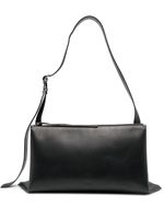 Jil Sander sac porté épaule en cuir - Noir