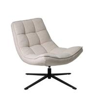 Giga Meubel - Draaifauteuil Stof|Textiel - Beige - 86x74x84cm - Mattis