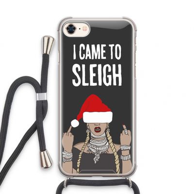 Came To Sleigh: iPhone 7 Transparant Hoesje met koord