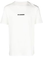 Jil Sander t-shirt en coton à logo imprimé - Blanc - thumbnail