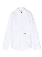 DSQUARED2 KIDS plain cotton shirt - Blanc - thumbnail