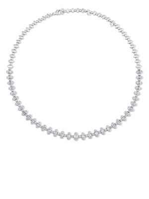 Sara Weinstock collier ras-du-cou Taj en or blanc 18ct serti de diamants - Argent