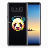 Samsung Galaxy Note 8 Telefoonhoesje met Naam Panda Color