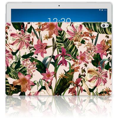 Lenovo Tab P10 | Siliconen hoesje | Flowers