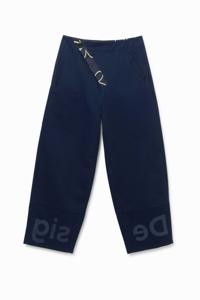 Cropped culotte-broek - BLUE - L
