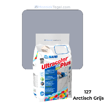 Mapei | Ultracolor Plus | 127 Arctisch Grijs | Cementgebonden | Voegmiddel | 5KG