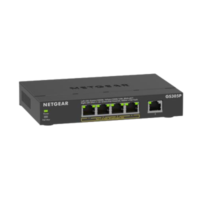 NetGear 5 Port PoE Gigabit Switch GS305P