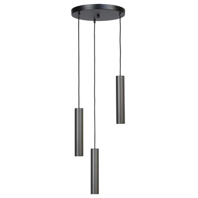 Masterlight Zwarte hanglampRun 3-lichts cilinders - 2382-05-05-35-3