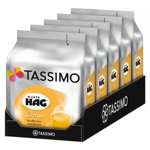 Tassimo - Café HAG crema decaf - 5x 16 T-Discs