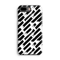 Zwarte vegen: iPhone 7 Plus Tough Case