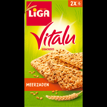 Liga Vitalu crackers Meerzaden 200g bij Jumbo