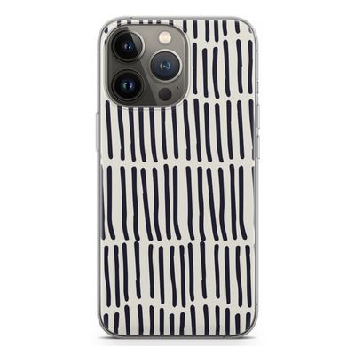 Moroccan stripes: iPhone 13 Pro Transparant Hoesje