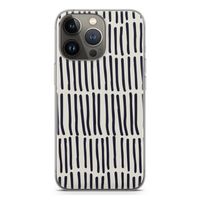 Moroccan stripes: iPhone 13 Pro Transparant Hoesje