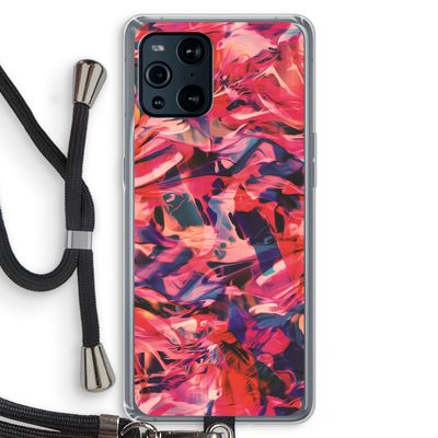 California: Oppo Find X3 Transparant Hoesje met koord