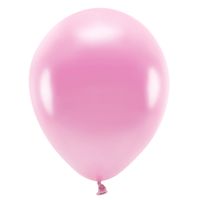 300x Lichtroze ballonnen 26 cm eco/biologisch afbreekbaar