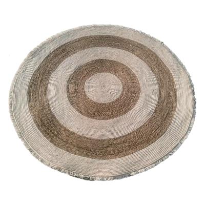 Tapijt DKD Home Decor Natuurlijk Beige Boho (150 x 150 x 1 cm)