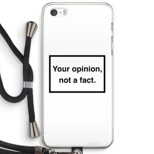 Your opinion: iPhone 5 / 5S / SE Transparant Hoesje met koord