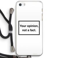 Your opinion: iPhone 5 / 5S / SE Transparant Hoesje met koord