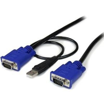StarTech.com 3 m Ultradun USB VGA 2-in-1 KVM-kabel