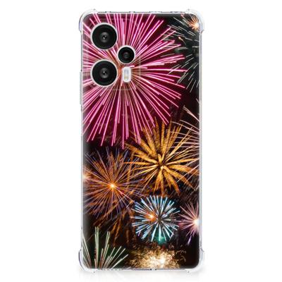 Xiaomi Poco F5 Anti Shock Bumper Case Vuurwerk