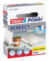 Plakband Tesa textiel 19mmx2.75m wit - thumbnail