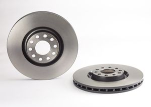 Remschijf COATED DISC LINE BREMBO, Remschijftype: Binnen geventileerd, u.a. für Audi