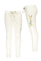 Like Flo Meisjes broek geborduurd - Off white