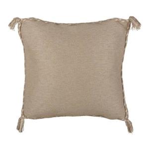 Beliani - ERIGERON - Sierkussen - Beige - 45 x 45 cm - Jute