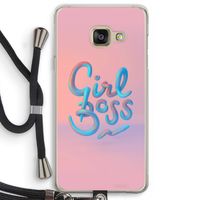 Girl boss: Samsung Galaxy A3 (2016) Transparant Hoesje met koord