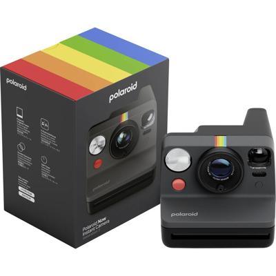 Polaroid Now Gen3 Camera Black Polaroidcamera Zwart Geïntegreerde accu
