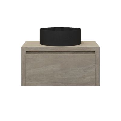 Badkamermeubelset Gliss Ares 70 cm Met Waskom Corn Silk