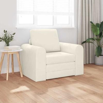 Slaapbank Crème 98 x 71 x 83 cm Fluweel