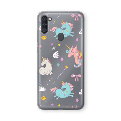 Fantasiewereld: Samsung Galaxy A11 Transparant Hoesje