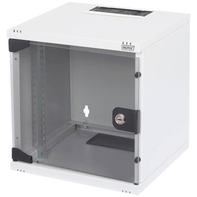 Digitus DN-10-SET-1 10inch-patchkast 6 HE Grijs-wit (RAL 7035)